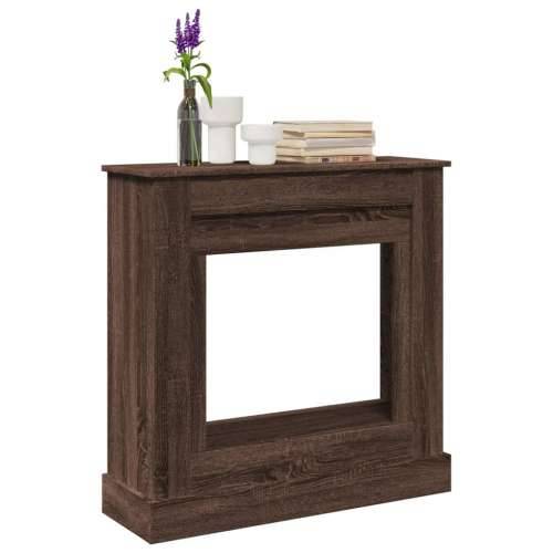 Okvir za kamin boja hrasta 90x30x90 cm od konstruiranog drva - Smeđi hrast Cijena