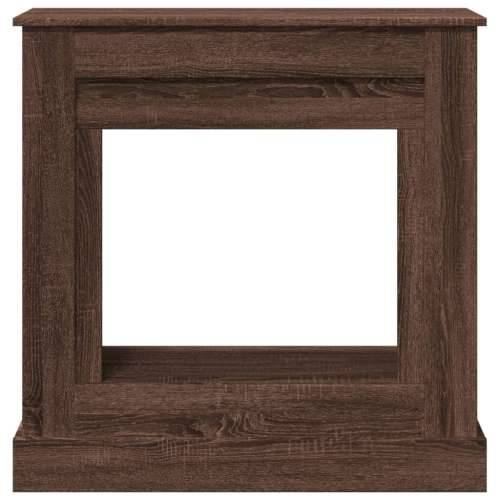 Okvir za kamin boja hrasta 90x30x90 cm od konstruiranog drva - Smeđi hrast Cijena