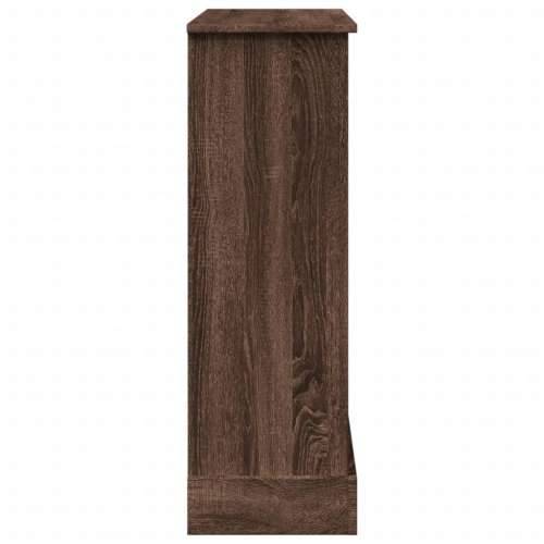 Okvir za kamin boja hrasta 90x30x90 cm od konstruiranog drva - Smeđi hrast Cijena