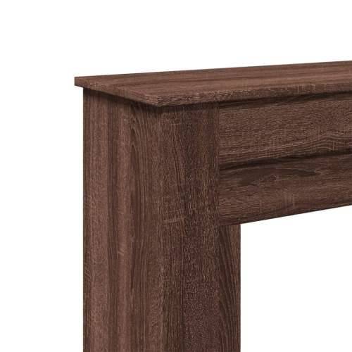 Okvir za kamin boja hrasta 90x30x90 cm od konstruiranog drva - Smeđi hrast Cijena