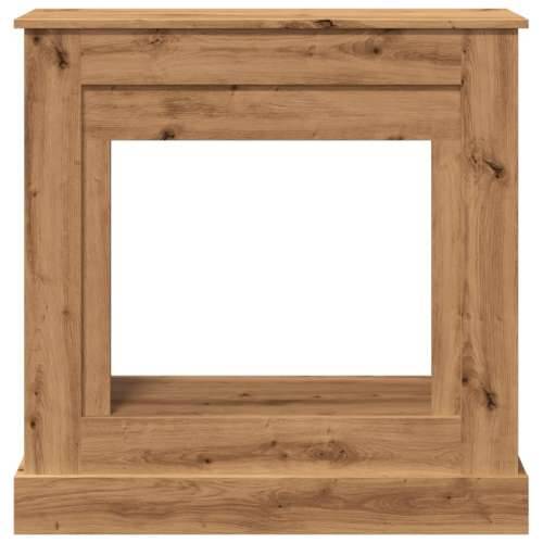 Okvir za kamin boja hrasta 90x30x90 cm od konstruiranog drva - hrast artisan Cijena