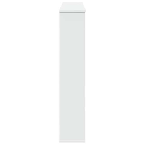 Okvir za kamin bijeli 100x20x100 cm od konstruiranog drva - Bijela Cijena