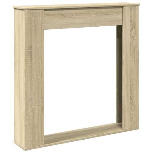 Okvir za kamin boja hrasta 100x20x100 cm od konstruiranog drva - sonoma hrast Cijena