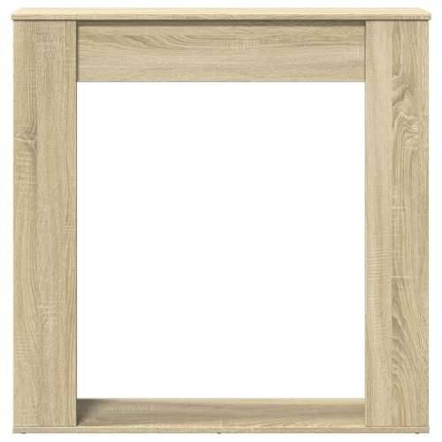 Okvir za kamin boja hrasta 100x20x100 cm od konstruiranog drva - sonoma hrast Cijena