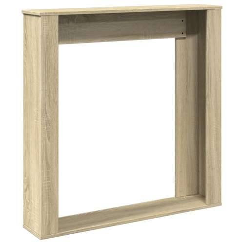 Okvir za kamin boja hrasta 100x20x100 cm od konstruiranog drva - sonoma hrast Cijena