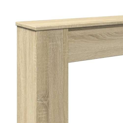 Okvir za kamin boja hrasta 100x20x100 cm od konstruiranog drva - sonoma hrast Cijena