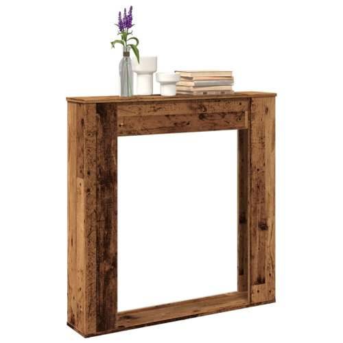 Okvir za kamin boja drva 100x20x100 cm od konstruiranog drva - Staro drvo Cijena