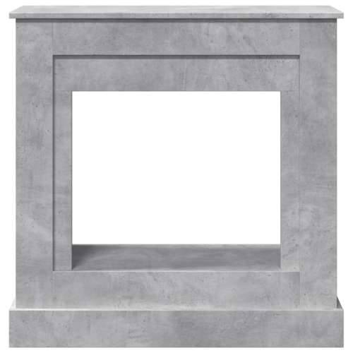 Okvir za kamin boja betona 90x30x90 cm od konstruiranog drva - Beton siva Cijena