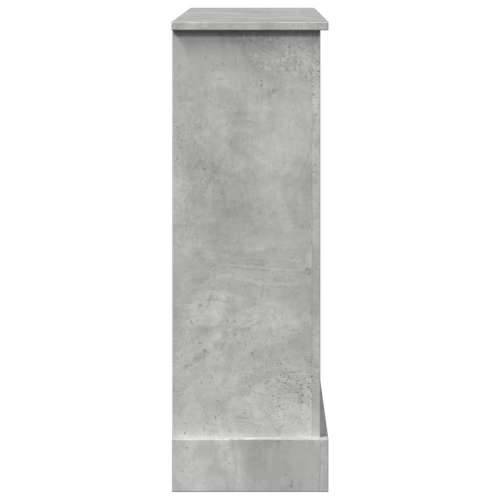 Okvir za kamin boja betona 90x30x90 cm od konstruiranog drva - Beton siva Cijena