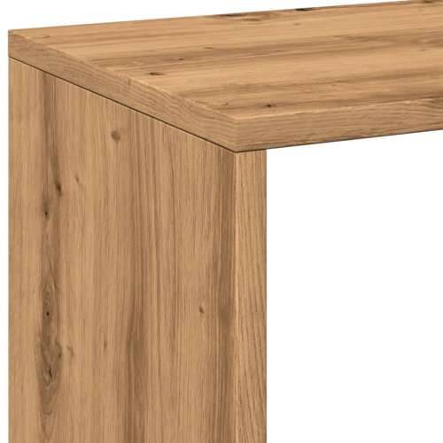 Pregrada / regal za knjige boja hrasta 69,5x29x137,5 cm drveni - hrast artisan 1 137.5 cm 69.5 cm Cijena