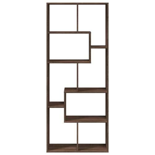 Pregrada / regal za knjige boja hrasta 67x25x161,5 cm drveni - Smeđi hrast 1 Cijena