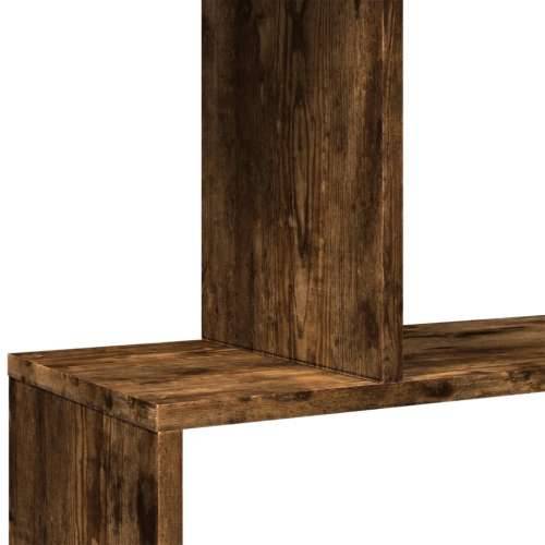 Pregrada / regal za knjige 6 razina hrast 70x24x193 cm drveni - Dimljeni hrast 1 193 cm Cijena