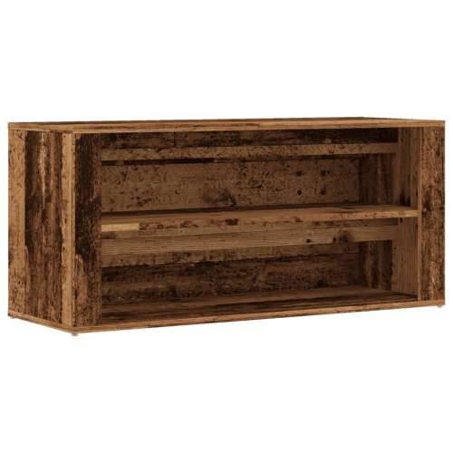 Klupa za cipele boja staro drvo 100x35x45 cm konstruirano drvo - Staro drvo 1 Cijena