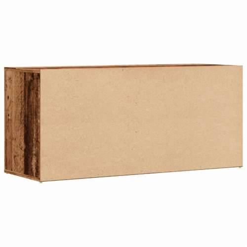Klupa za cipele boja staro drvo 100x35x45 cm konstruirano drvo - Staro drvo 1 Cijena