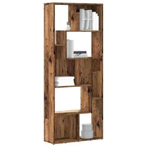 Regal za knjige boja starog drva 67x24x161 cm konstruirano drvo Staro drvo 1 Cijena