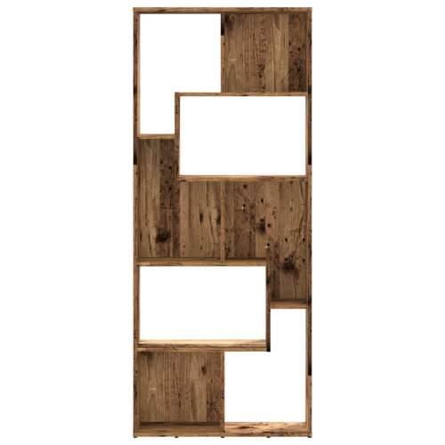 Regal za knjige boja starog drva 67x24x161 cm konstruirano drvo Staro drvo 1 Cijena