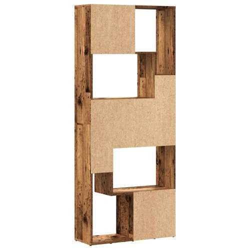 Regal za knjige boja starog drva 67x24x161 cm konstruirano drvo Staro drvo 1 Cijena