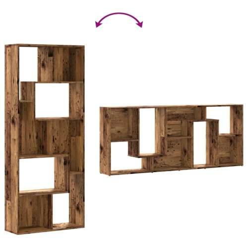 Regal za knjige boja starog drva 67x24x161 cm konstruirano drvo - Staro drvo 1 Cijena