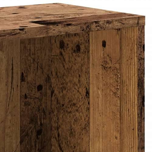 Regal za knjige boja starog drva 67x24x161 cm konstruirano drvo - Staro drvo 1 Cijena