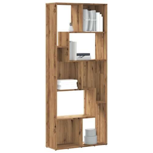 Regal za knjige boja hrasta 67 x 24 x 161 cm konstruirano drvo - hrast artisan 1 Cijena