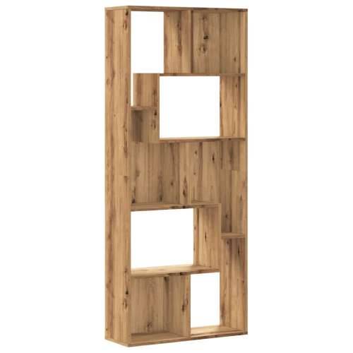 Regal za knjige boja hrasta 67 x 24 x 161 cm konstruirano drvo - hrast artisan 1 Cijena