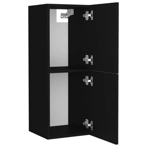 Set kupaonskog namještaja od iverice crni - Crna 41 x 38.5 x 46 cm 1 Cijena