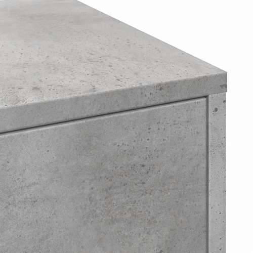 Uski kupaonski ormar s kotačima boja betona konstruirano drvo - Beton siva 1 Cijena