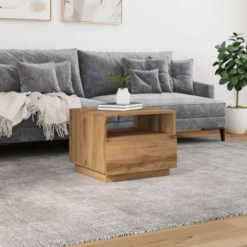Stolić za kavu s LED svjetlima boja hrasta artisan 50x49x40 cm - hrast artisan 1 50 cm Cijena