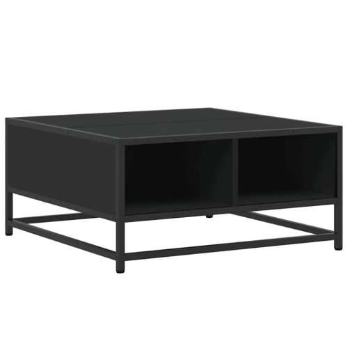 Stolić za kavu crni 60,5x60,5x30 cm konstruirano drvo i metal - Crna 60.5 x 60.5 x 30 cm 1 Cijena