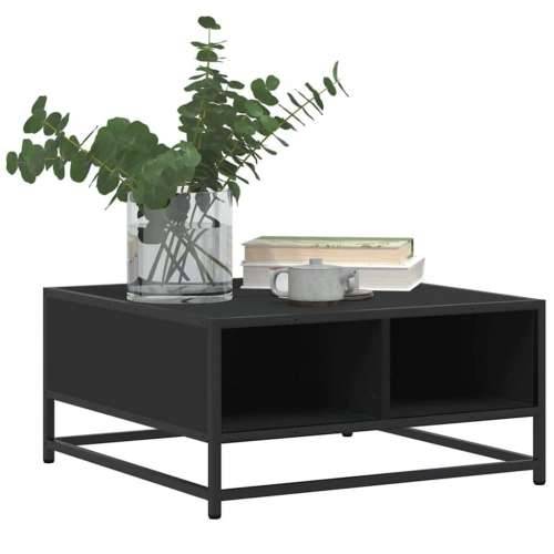 Stolić za kavu crni 60,5x60,5x30 cm konstruirano drvo i metal - Crna 60.5 x 60.5 x 30 cm 1 Cijena