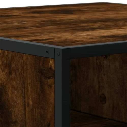 Stolić za kavu boja hrasta 60,5x60,5x30 cm od drva i metala - smoked oak and black 60.5 x 60.5 x 30 cm 1 Cijena