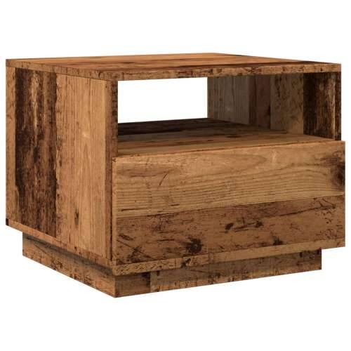 Stolić za kavu s LED svjetlima boja starog drva 50 x 49 x 40 cm - Staro drvo 1 50 cm Cijena