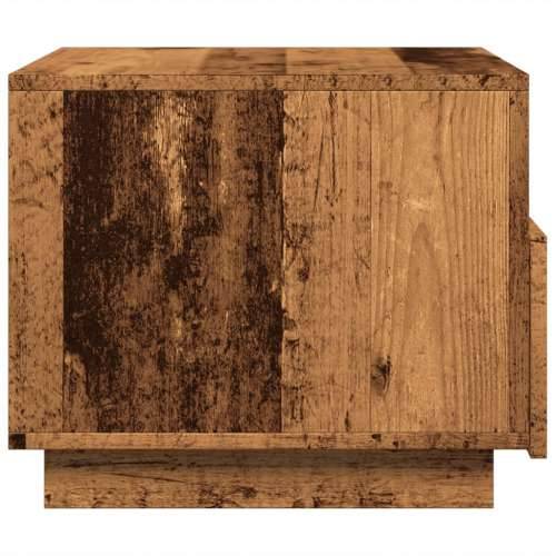 Stolić za kavu s LED svjetlima boja starog drva 50 x 49 x 40 cm - Staro drvo 1 50 cm Cijena