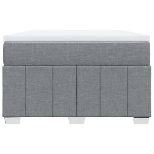 Krevet s oprugama i madracem svjetlosivi 120x190 cm od tkanine - Svjetlosiva 120 x 190 cm Cijena