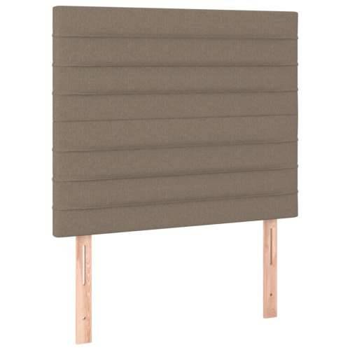 Krevet s oprugama i madracem smeđesivi 80x200 cm od tkanine - Sivo-smeđa 80 x 200 cm vodoravne pruge Cijena