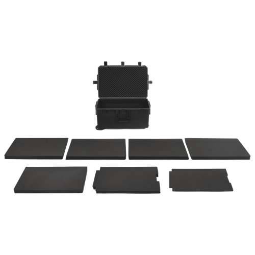 Prijenosni kovčeg crni 79,5x52x39 cm od PP-a - 79.5 x 52 x 39 cm Cijena