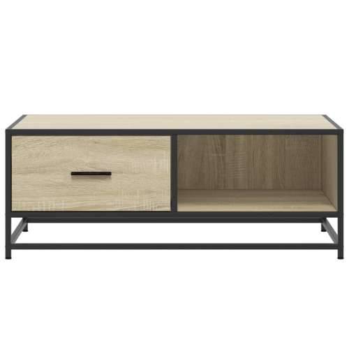 Stolić za kavu boja hrasta sonome 90x57x35 cm od drva i metala - sonoma hrast 1 Cijena