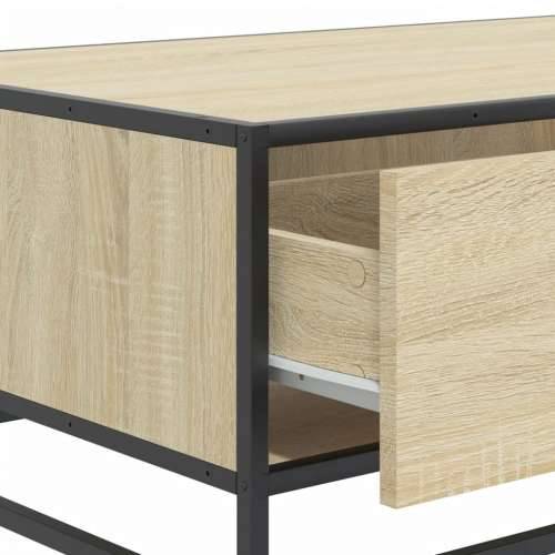 Stolić za kavu boja hrasta sonome 90x57x35 cm od drva i metala - sonoma hrast 1 Cijena