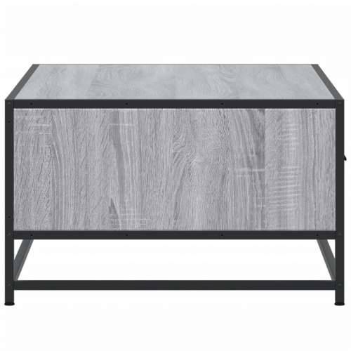 Stolić za kavu siva boja hrasta 90x57x35 cm od drva i metala - Sivi hrast sonoma 1 Cijena
