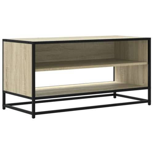 TV ormarić boja hrasta 91x40x46 cm konstruirano drvo i metal - sonoma hrast 1 91 cm Cijena