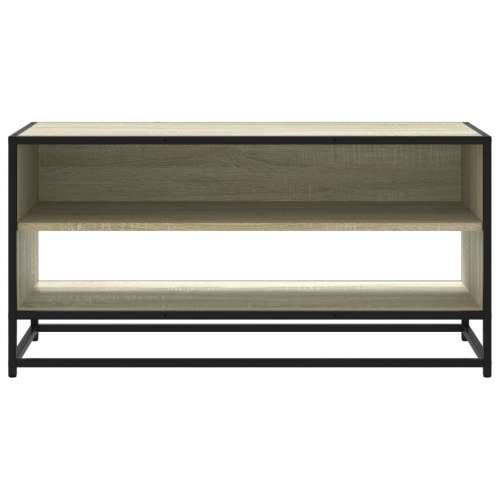 TV ormarić boja hrasta 91x40x46 cm konstruirano drvo i metal - sonoma hrast 1 91 cm Cijena