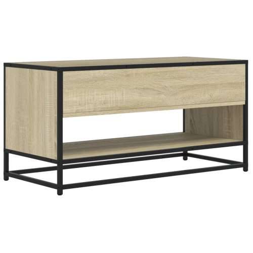 TV ormarić boja hrasta 91x40x46 cm konstruirano drvo i metal - sonoma hrast 1 91 cm Cijena