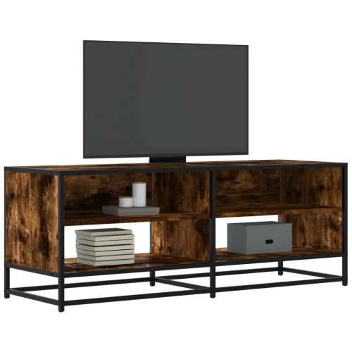 TV ormarić boja dimljenog hrasta 120,5x40x46 cm konstruirano - Dimljeni hrast 1 120.5 cm Cijena