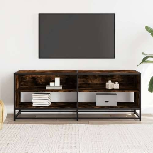 TV ormarić boja dimljenog hrasta 120,5x40x46 cm konstruirano - Dimljeni hrast 1 120.5 cm Cijena