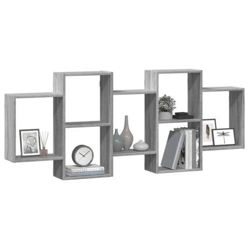 Zidna polica boja hrasta sonome 159x18x65 cm konstruirano drvo - Sivi hrast sonoma 159 x 18 x 65 cm 1 Cijena