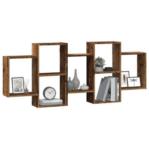 Zidna polica boja staro drvo 159x18x65 cm konstruirano drvo - Staro drvo 159 x 18 x 65 cm 1 Cijena