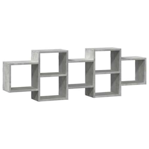 Zidna polica siva boja betona 129x18x42 cm konstruirano drvo - Beton siva 129 x 18 x 42 cm 1 Cijena