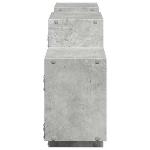 Zidna polica siva boja betona 129x18x42 cm konstruirano drvo - Beton siva 129 x 18 x 42 cm 1 Cijena