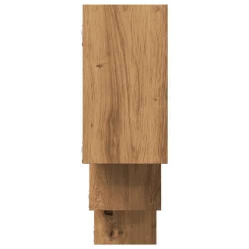Zidna polica boja artisian hrast 159x18x66 cm drveni - Boja hrasta 1 Cijena
