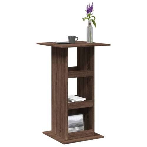Barski stol s prostorom smeđa boja hrasta 60x60x102 cm drveni - Smeđi hrast 1 Cijena